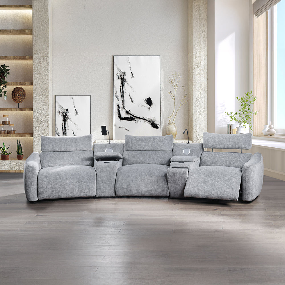 Fullar Modular Power Motion Armless Recliner