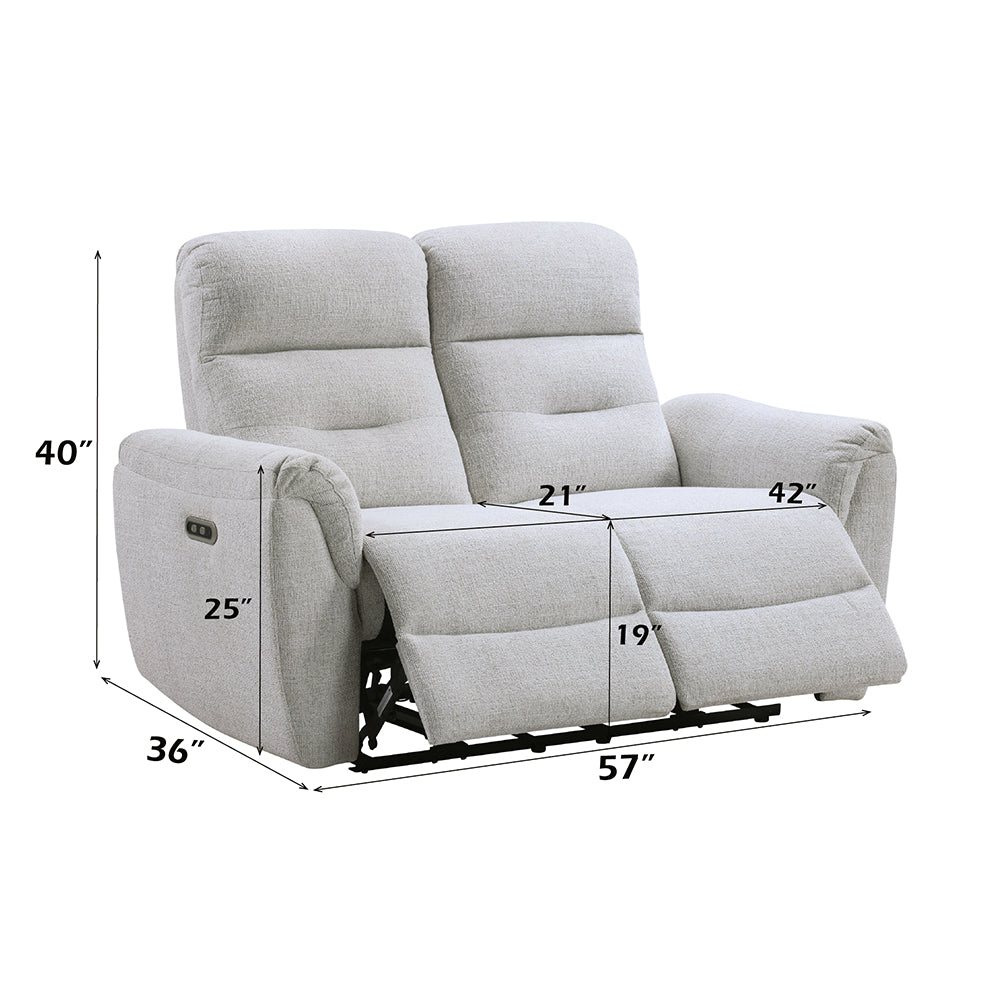 Eastre Power Motion Loveseat  w/USB Port 
