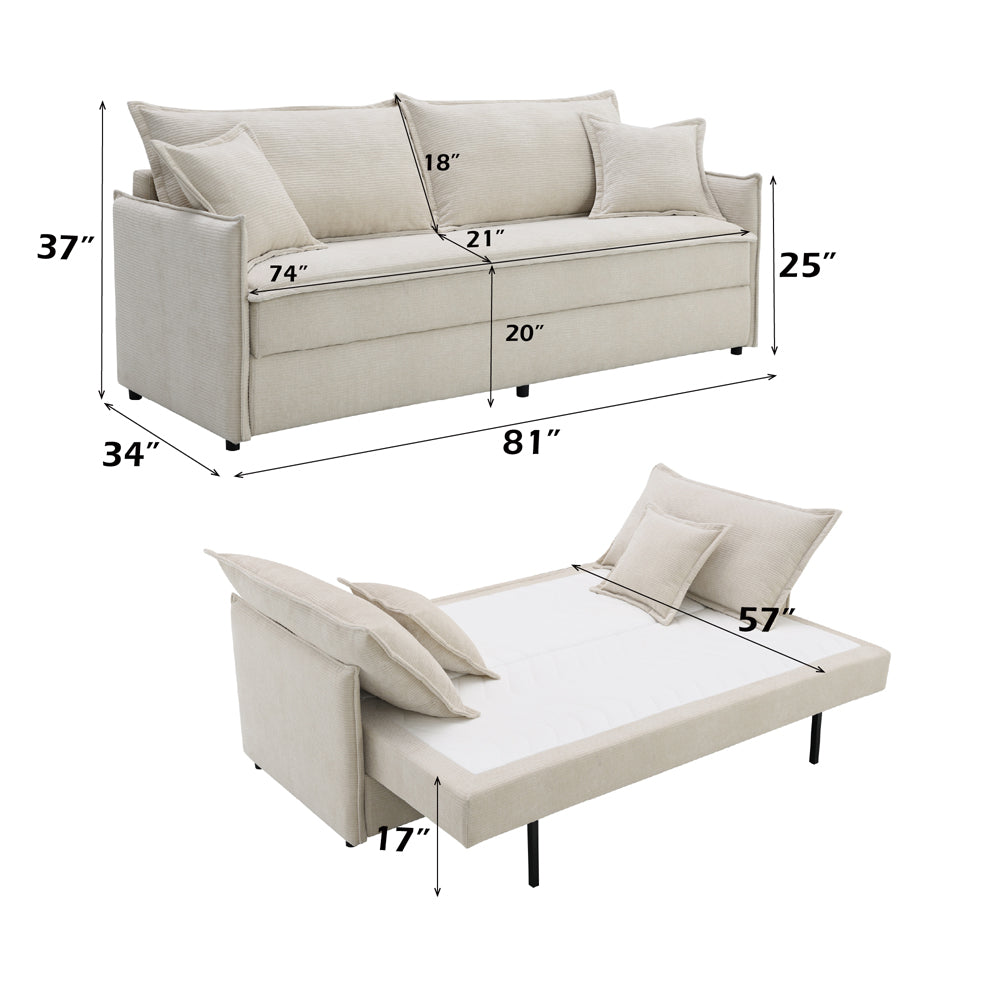 Elisea Sofa w/Sleeper
