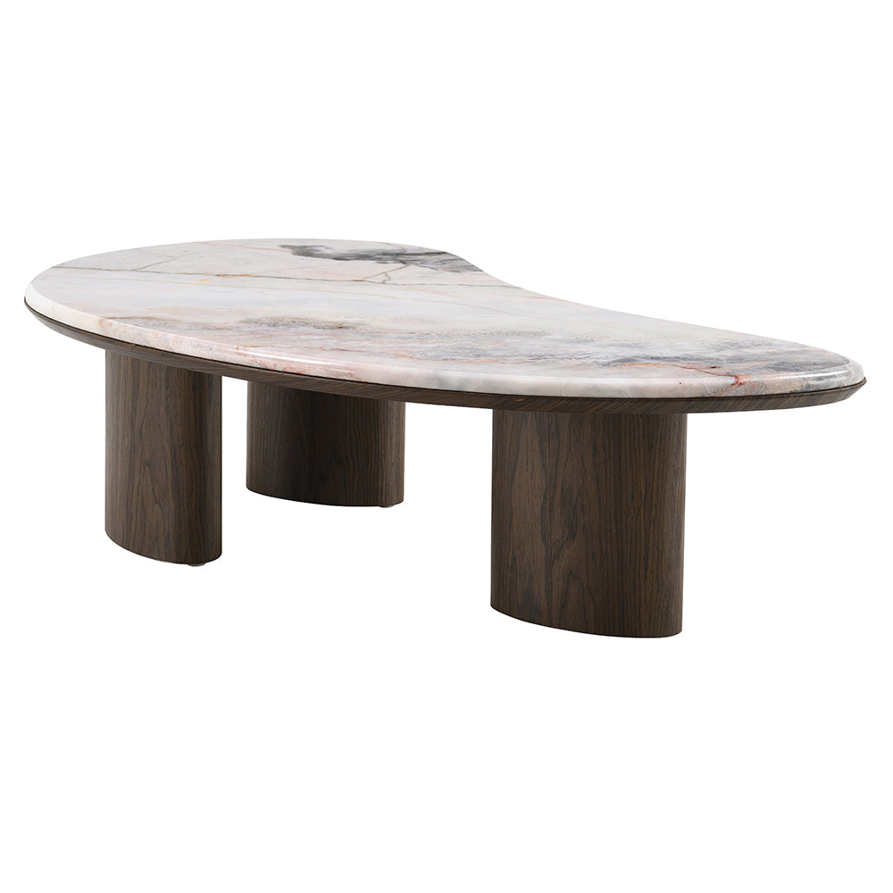 Hanale Coffee Table w/Natural Marble
