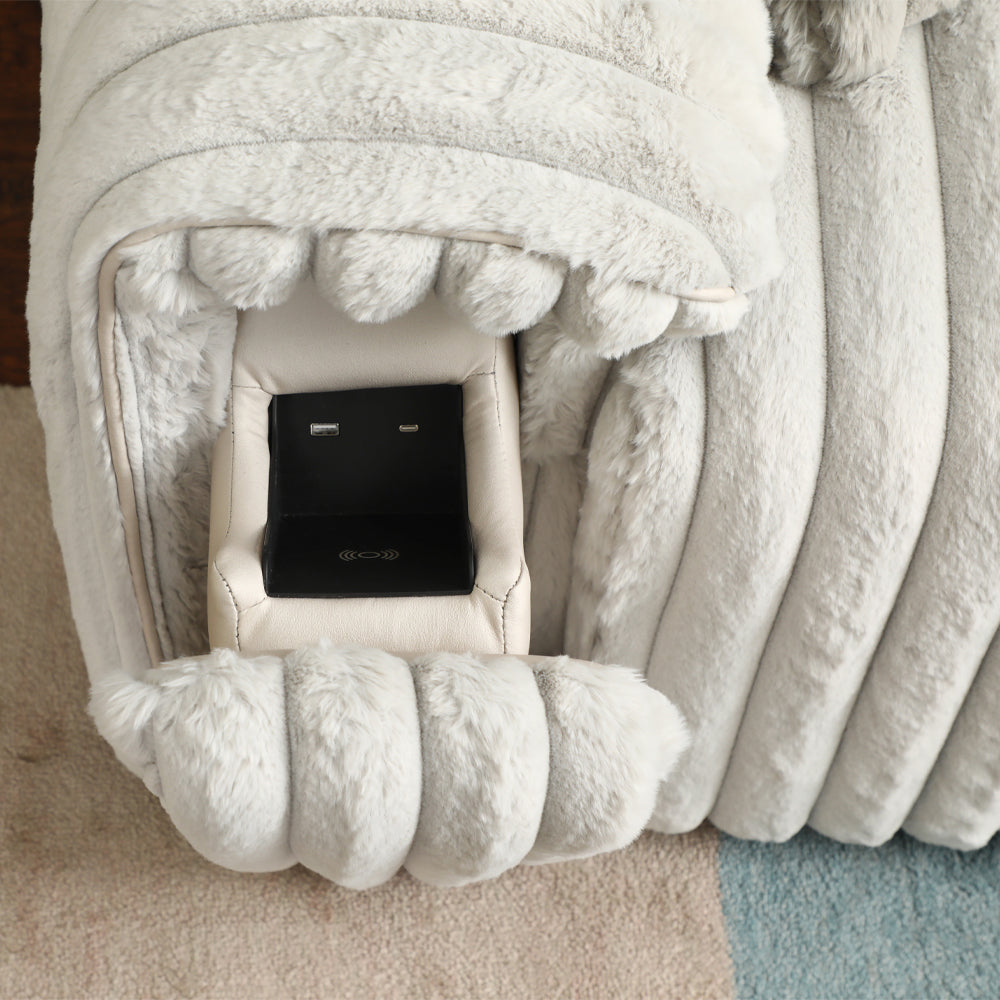 Jaya Power Motion Sofa w/Sleeper & USB Port