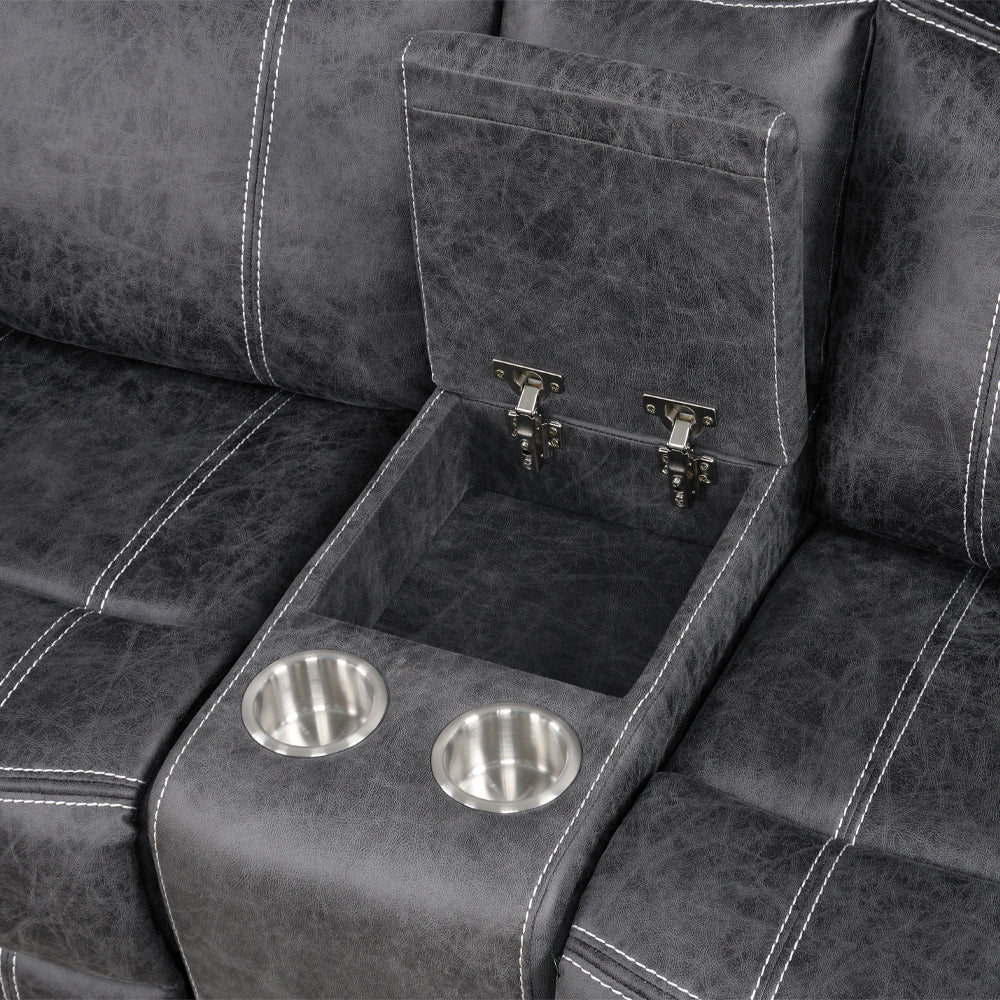 Zubaida Power Motion Loveseat w/USB