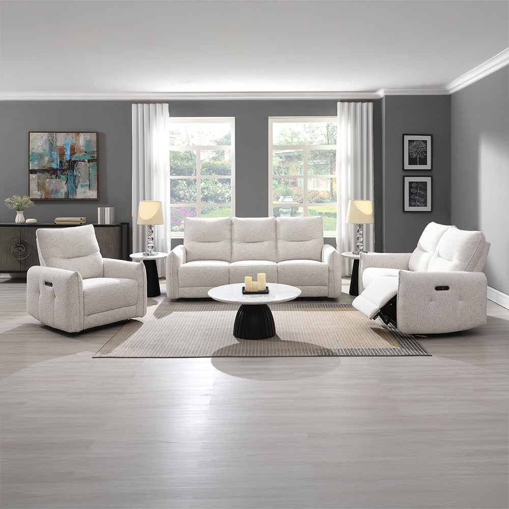 Lalisa Power Motion Loveseat w/USB Port