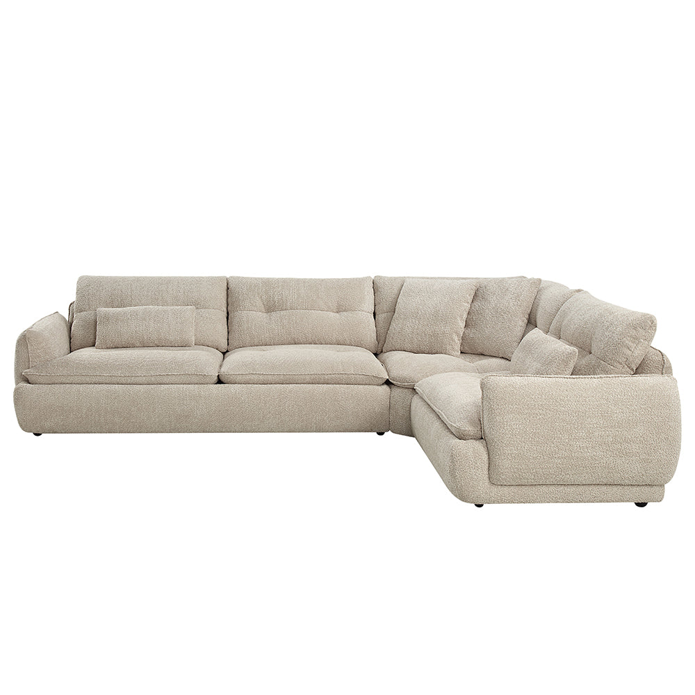 Jonina Sectional Sofa w/4 Pillows