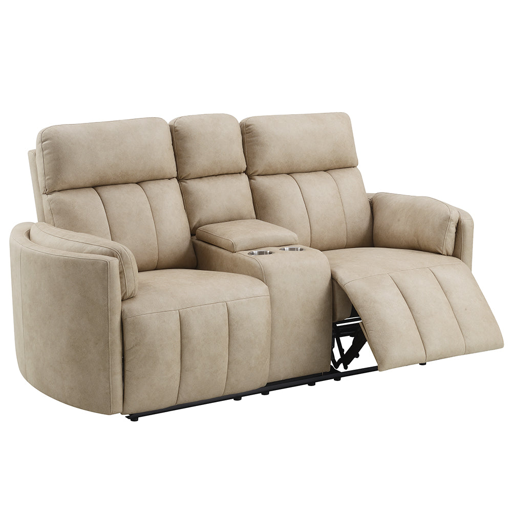Elison Motion Loveseat w/Console