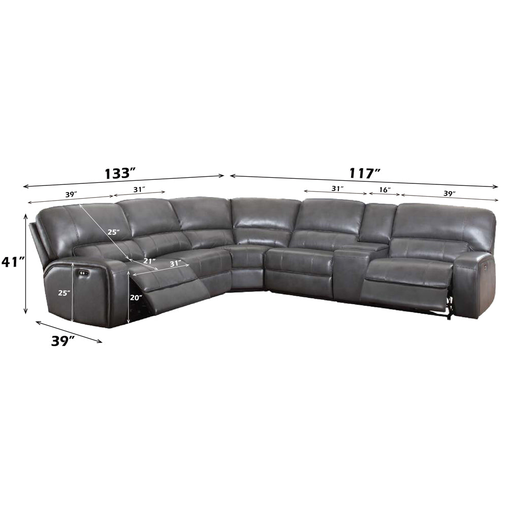Saul Power Motion Sectional Sofa