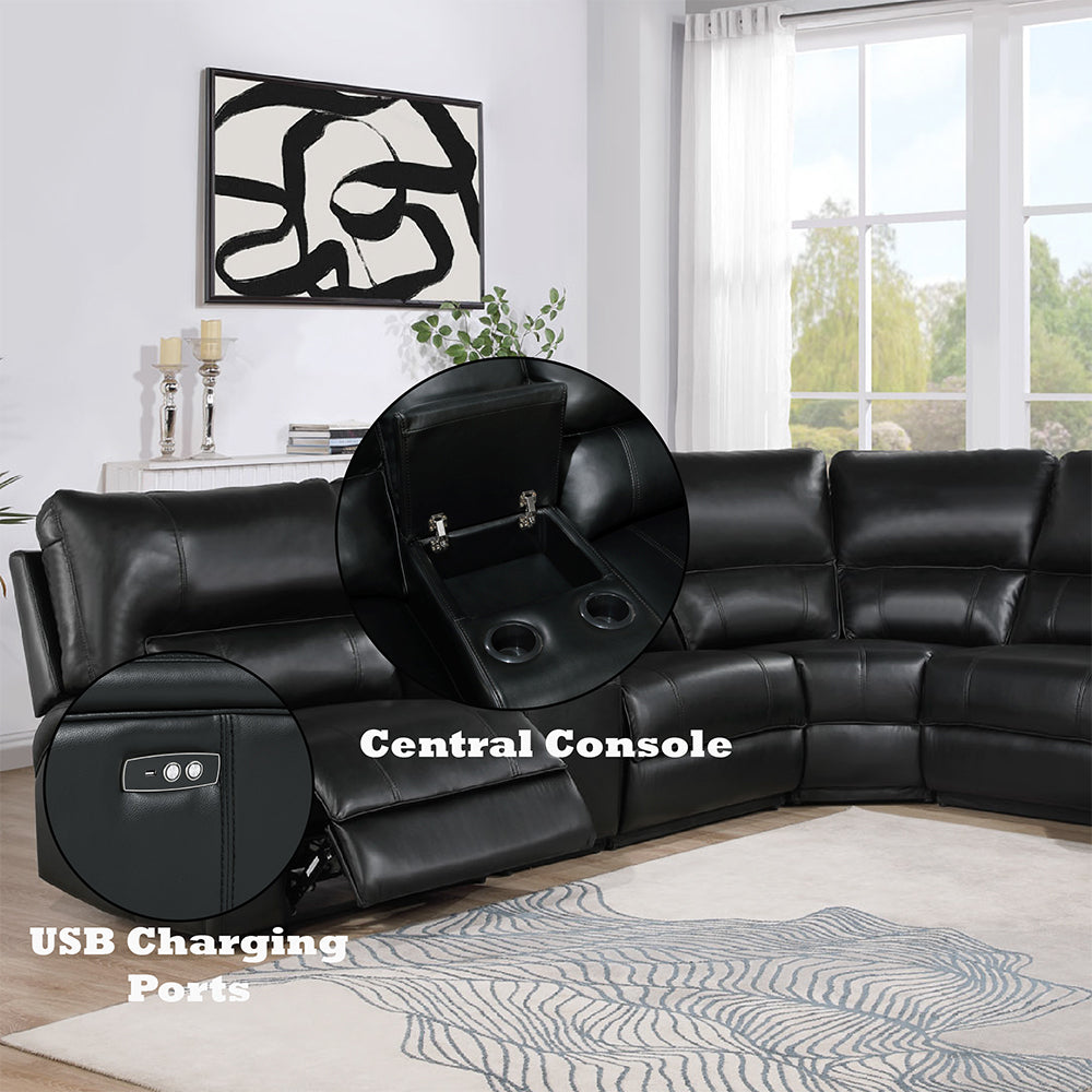 Saul Power Motion Sectional Sofa