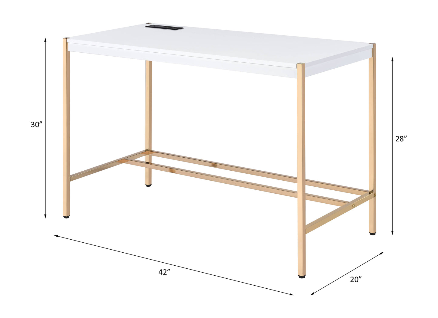 Midriaks Writing Desk W/USB