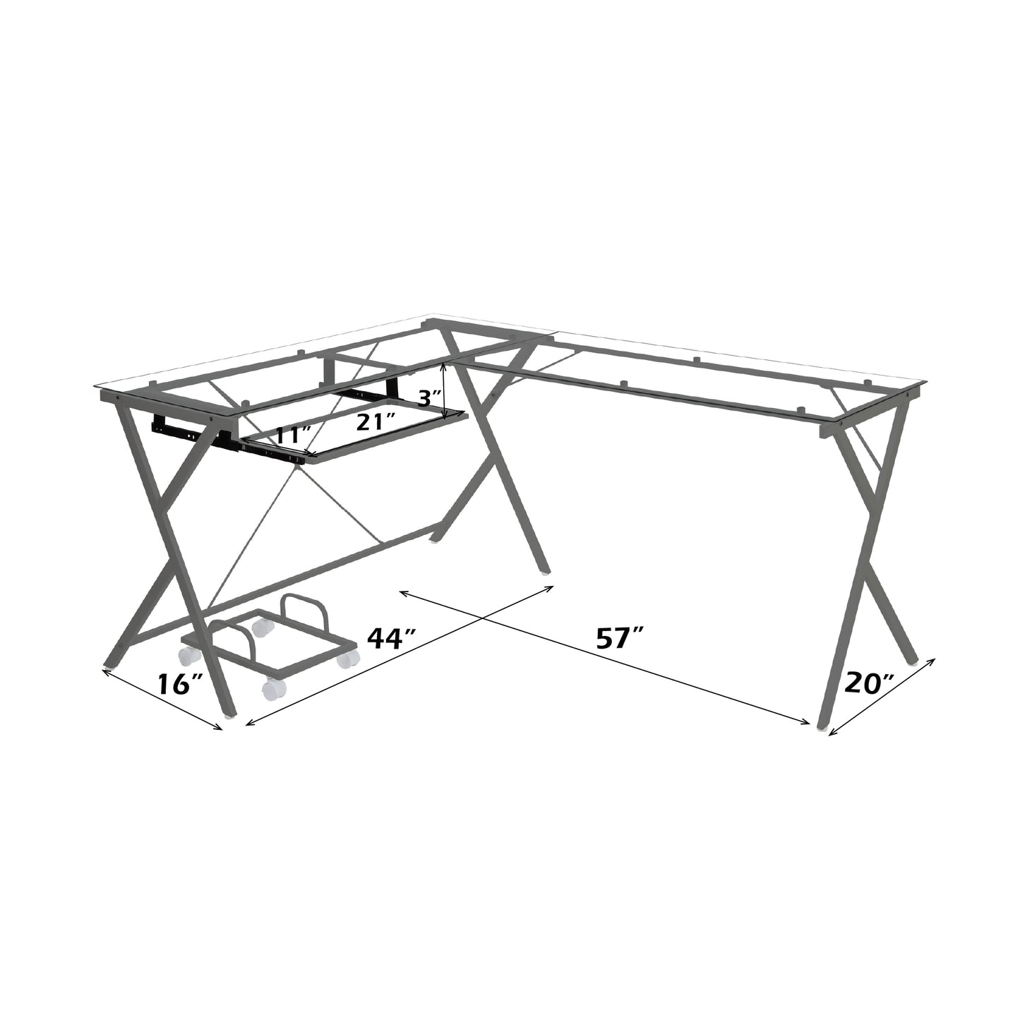 Dazenus Computer Desk