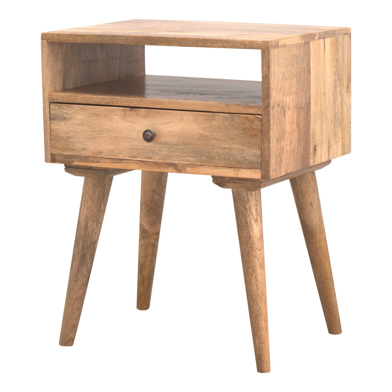 Modern Nightstand with Open Slot