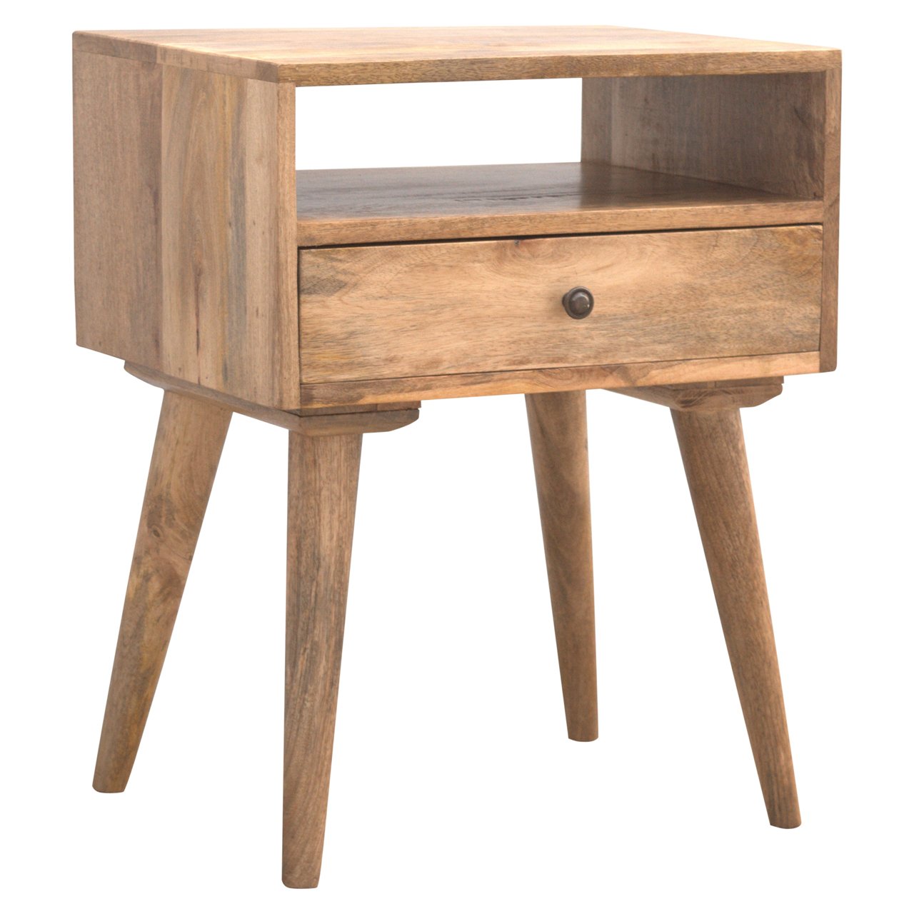 Modern Nightstand with Open Slot