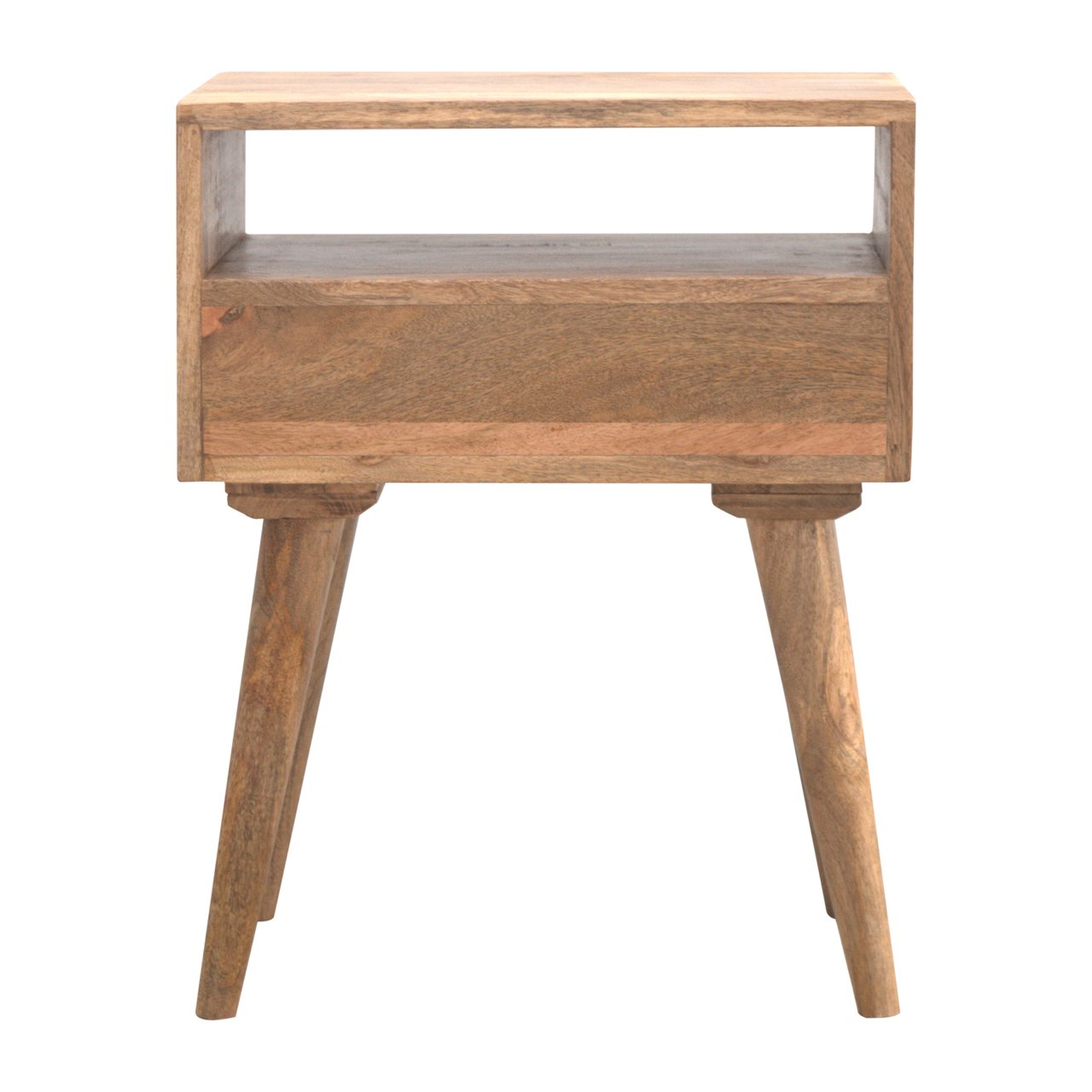 Modern Nightstand with Open Slot