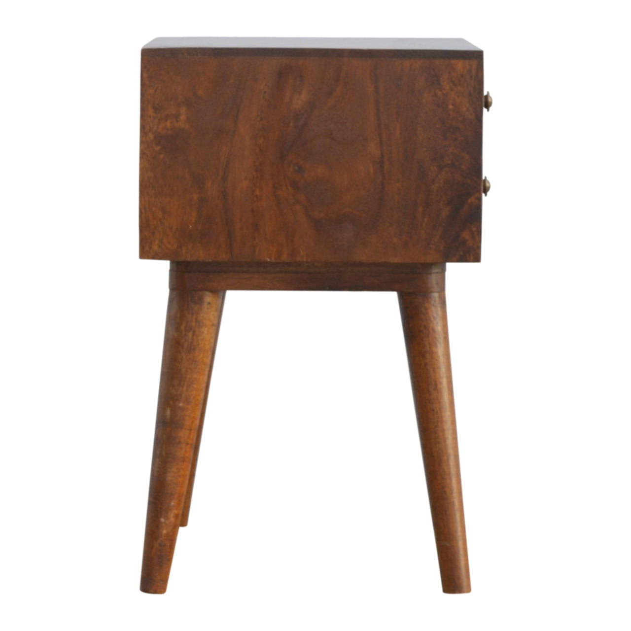 Geo Brass Inlay Nightstand
