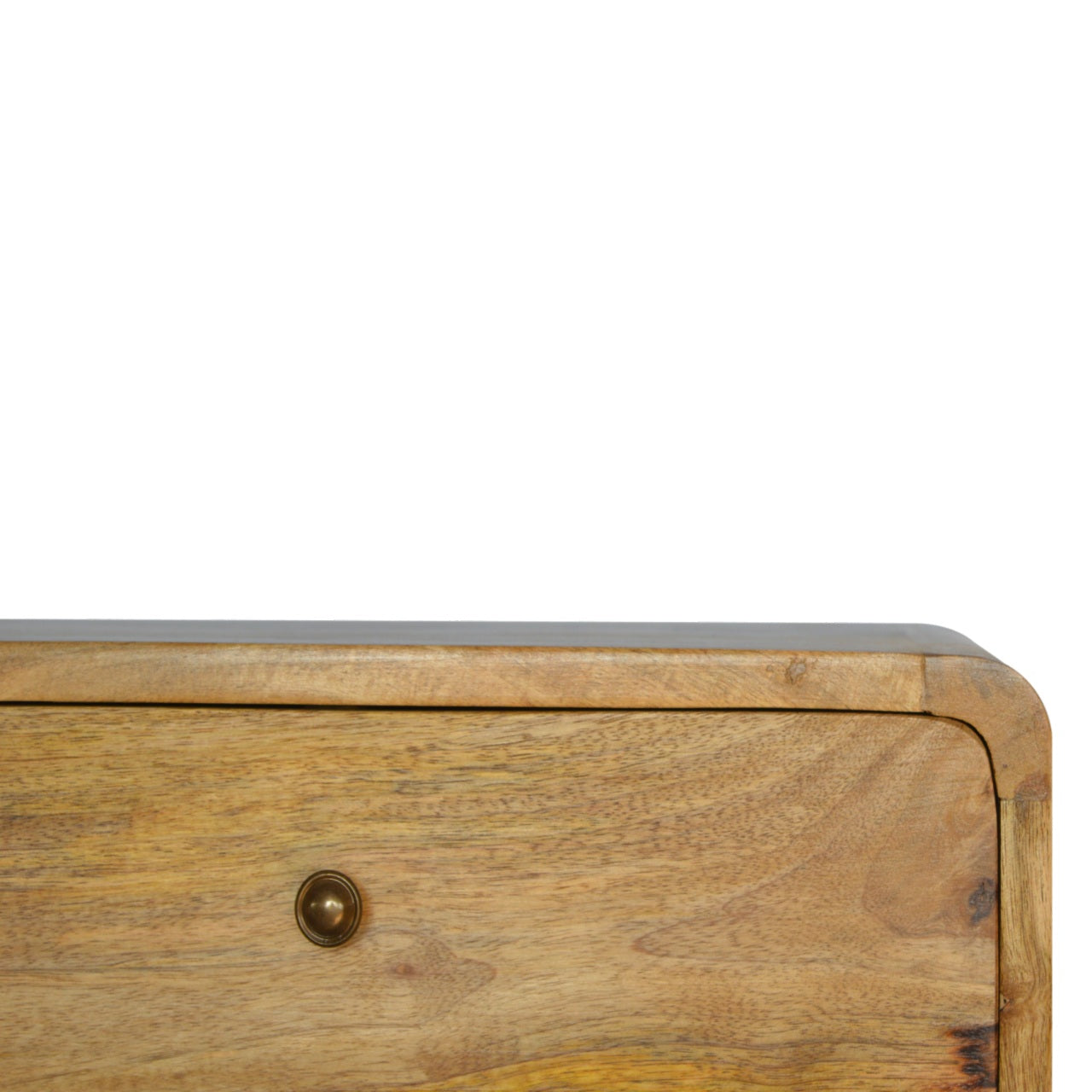 Oak-ish 2 Drawer Floating nightstand