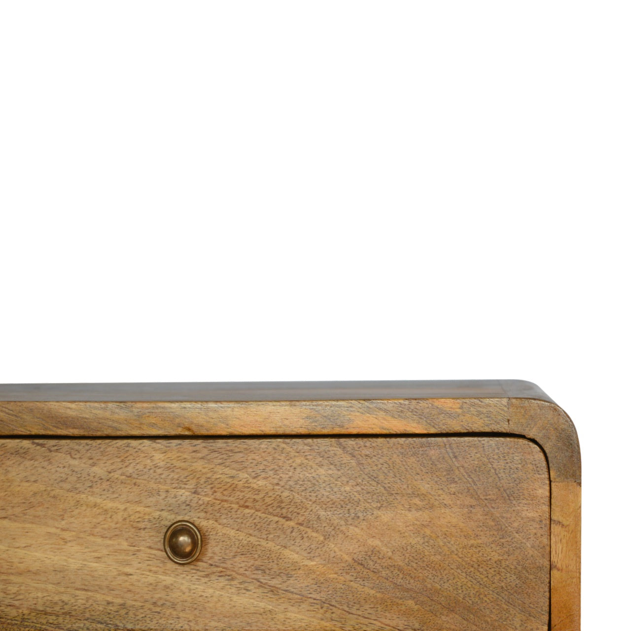 Floating Curve Open Slot nightstand