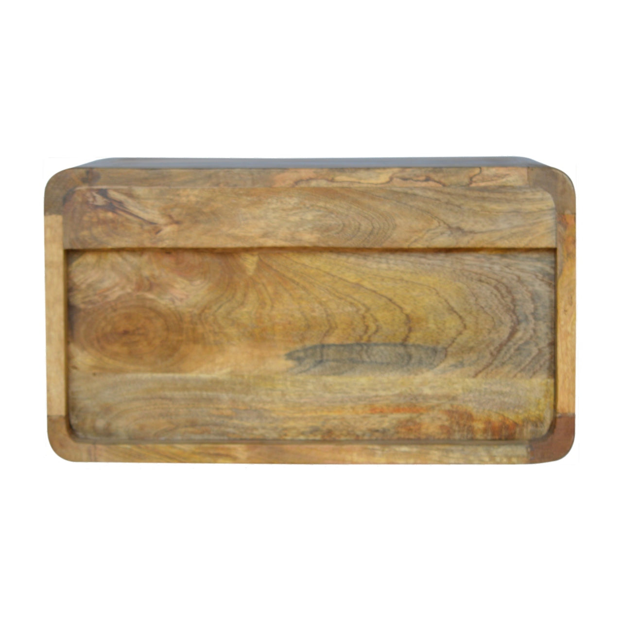 Floating Curve Open Slot nightstand